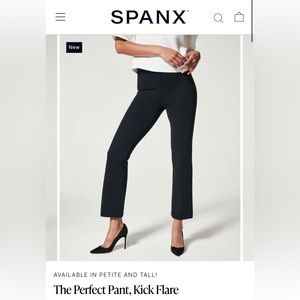 Spanx crop kick flare pant